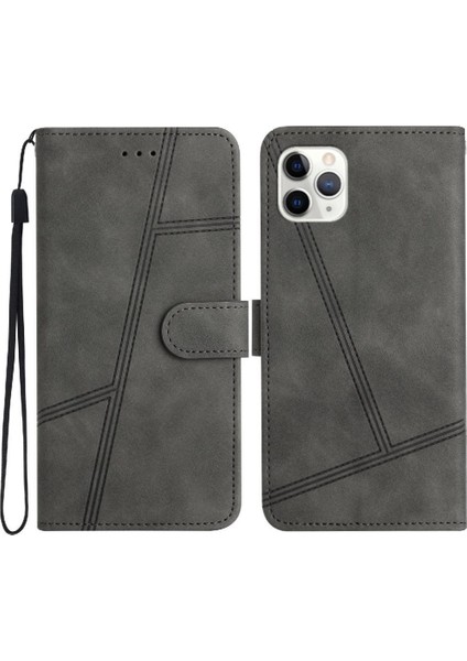 IPhone 11 Için Flip Case Pro Max Flip Folio Cüzdan Pu Deri Tam Bilek (Yurt Dışından)