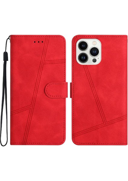 IPhone 15 Için Flip Case Pro Max Flip Folio Cüzdan Pu Deri Kart Yuvaları (Yurt Dışından)
