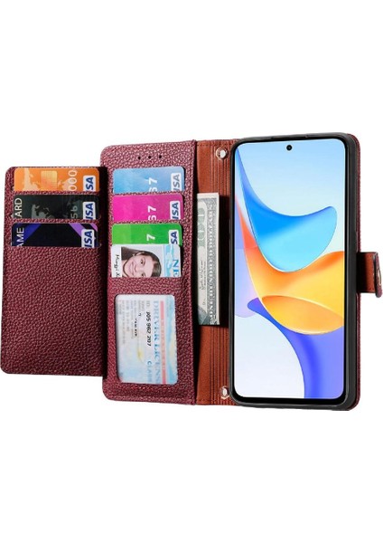 Honor Oynamak Için Flip Case 50 Artı Cüzdan Aşk Fermuar Deri Kılıf (Yurt Dışından)