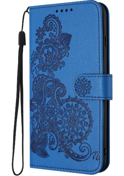 Kart Yuvası Standı Pu Deri Manyetik Kapatma ile Realme C30 Için Flip Case (Yurt Dışından)