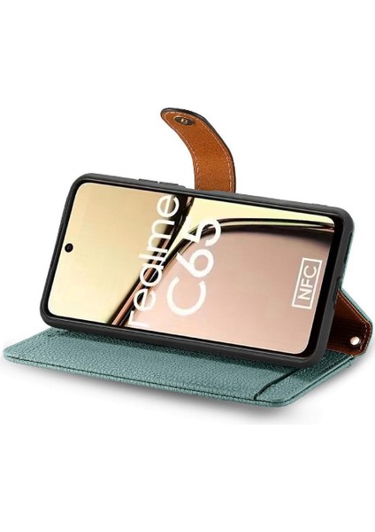 Realme C65 Aşk Fermuar Cüzdan Deri Kılıf Için Flip Case Darbeye (Yurt Dışından) modelleri
