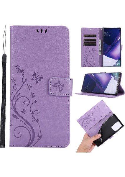 Samsung Galaxy Not 20 Için Filp Durumda Ultra Kart Tutucu Bilek Kayışı Pu (Yurt Dışından)