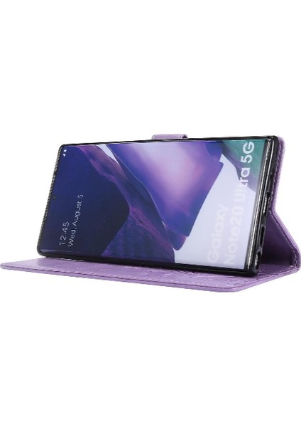 Samsung Galaxy Not 20 Için Filp Durumda Ultra Kart Tutucu Bilek Kayışı Pu (Yurt Dışından)