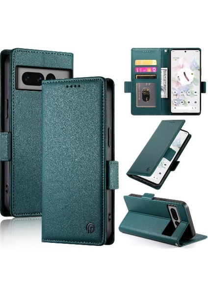 Google Piksel 7 Pro Cüzdan Kart Yuvaları Için Flip Case Iş Günlük Kullanım Flip (Yurt Dışından)