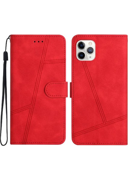IPhone 11 Için Flip Case Pro Max Flip Folio Cüzdan Pu Deri Tam Bilek (Yurt Dışından)