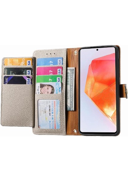 Samsung Galaxy C55 5g Için Flip Case Cüzdan Aşk Deri Kılıf Fermuar (Yurt Dışından)