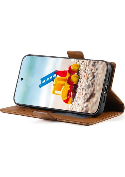 Google Piksel 9 Pro Flip Günlük Kullanım Için Flip Case Iş Cüzdan Kart Yuvaları (Yurt Dışından)