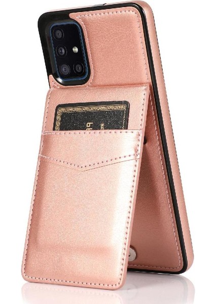 Kredi Manyetik Toka Kickstand ile Samsung Galaxy A51 5g ile Uyumlu (Yurt Dışından)