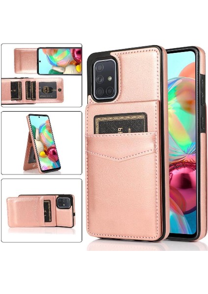 Samsung Galaxy A71 5g Premium Deri Manyetik Toka ile Uyumlu (Yurt Dışından)
