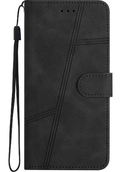 SZY Mall IPhone 12 Için Flip Case Pro Max Bilek Kayışı Flip Folio Tam Koruma Pu (Yurt Dışından)