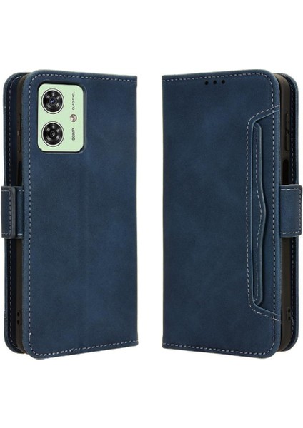 Motorola Moto G54 5g Deri Cüzdan Kapak Manyetik Kapatma Kartı (Yurt Dışından)