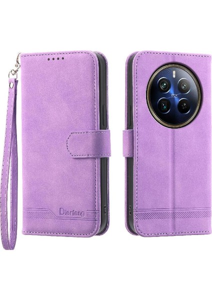 Realme 12 Pro Artı Bileklik Manyetik Kapatma Premium Nakit Için Flip Case (Yurt Dışından)