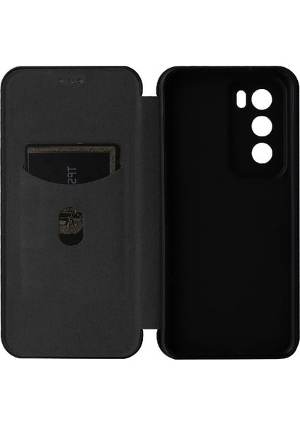 Kart Tutucu Kickstand Deri Folyo ile Oppo Oppo 12 5g Için Flip Case (Yurt Dışından) modelleri
