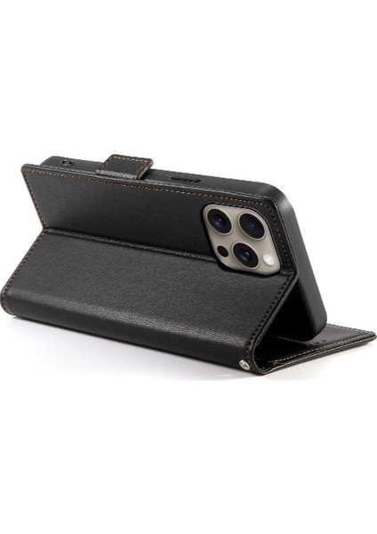 IPhone 16 Pro Max Cüzdan Günlük Kullanım Için Flip Case Kart Yuvaları Flip Iş (Yurt Dışından)
