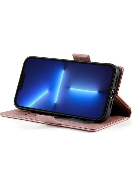 IPhone 13 Için Flip Case Pro Max Kartvizit Yuvaları Cüzdan Günlük Kullanım Flip (Yurt Dışından)