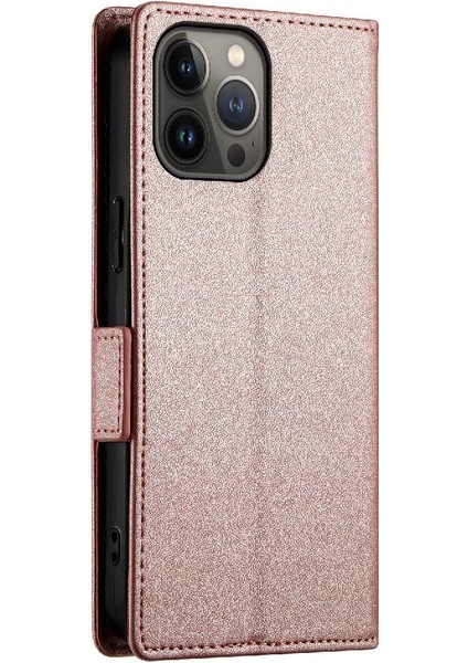 IPhone 13 Için Flip Case Pro Max Kartvizit Yuvaları Cüzdan Günlük Kullanım Flip (Yurt Dışından)