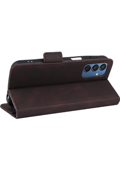 Toka ile Samsung Galaxy F15 Manyetik Cüzdan Kickstand Için Flip Case (Yurt Dışından) modelleri