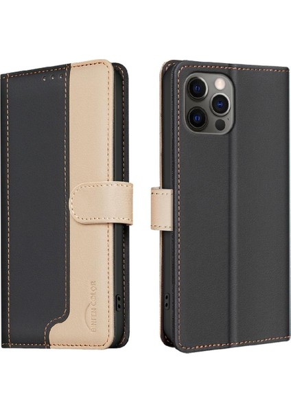IPhone 15 Için Flip Case Pro Max Kart Yuvaları Tutucu Darbeye Tpu Iç (Yurt Dışından)