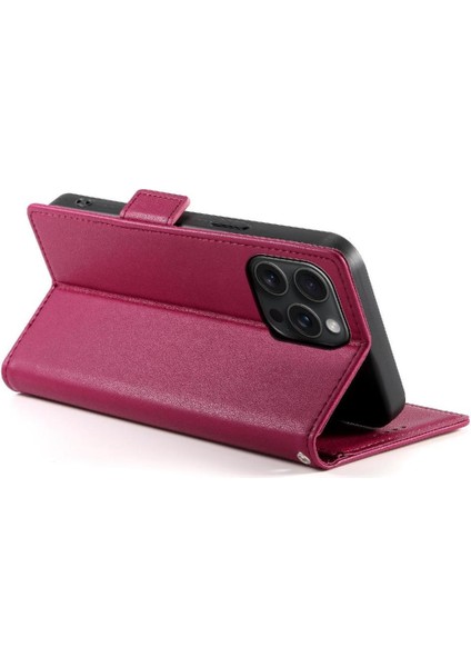IPhone 15 Için Flip Case Pro Max Kartvizit Yuvaları Cüzdan Flip Günlük Kullanım (Yurt Dışından)