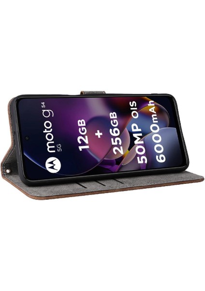 Motorola Moto G54 5g Rfıd Engelleme Flip Folio Cüzdan Manyetik Pu (Yurt Dışından) fiyatları