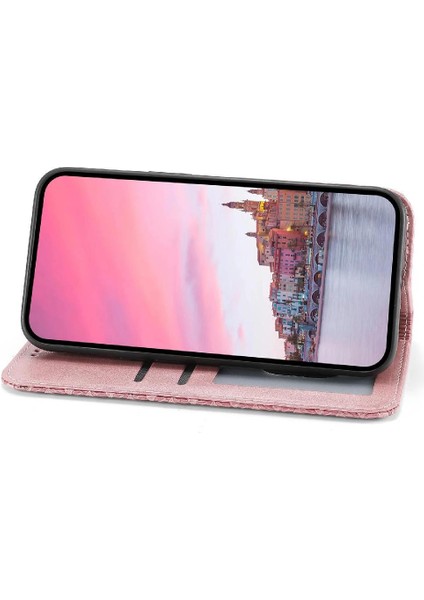 IPhone 16 Için Flip Case Pro Max Cüzdan Günlük Kullanım Standı Eşkenar Dörtgen Şekli El (Yurt Dışından)