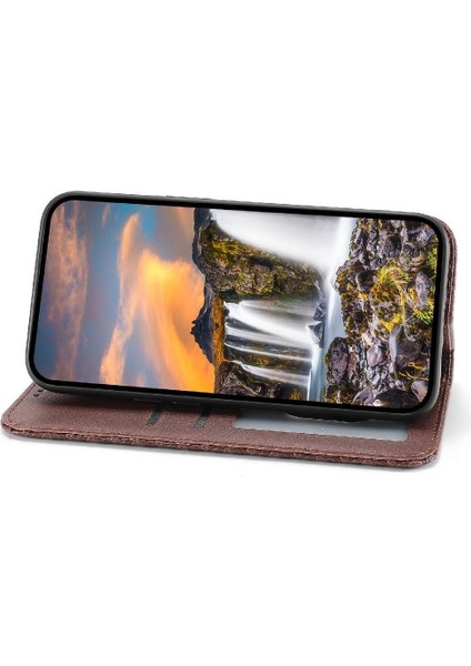 Google Piksel 7 Pro Cüzdan Standı Için Flip Case Günlük Kullanım El Kayışı Eşkenar Dörtgen (Yurt Dışından)