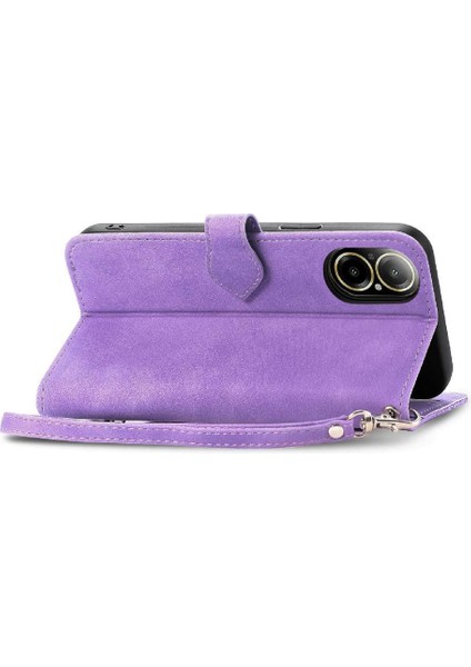 Realme C67 4g Flip Fermuar Tarzı Çoklu Kart Yuvası Cüzdan Için Flip Case (Yurt Dışından) fırsatları