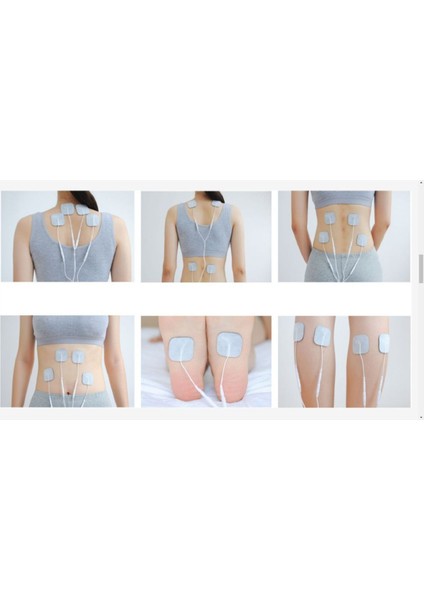 Tekno Trust Masaj Aleti Fizik Tedavi Tens Cihazı Terlik Kablo 16 Adet Elektro Ped modelleri