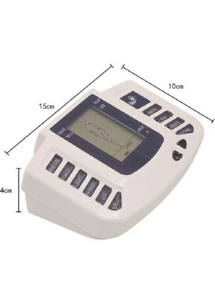 Tekno Trust Masaj Aleti Fizik Tedavi Tens Cihazı Terlik Kablo 16 Adet Elektro Ped