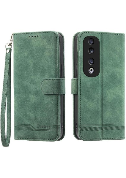 Honor 90 Pro Bileklik Premium Manyetik Kapatma Kart Yuvaları Için Flip Case (Yurt Dışından)