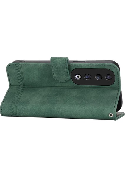 Honor 90 Pro Bileklik Premium Manyetik Kapatma Kart Yuvaları Için Flip Case (Yurt Dışından)