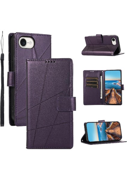 IPhone Se 4 Için Flip Case Üç Kart Yuvaları Darbeye Şok Emici (Yurt Dışından)