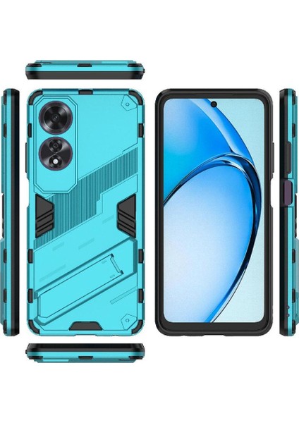 Oppo A60 4g Kickstand Koruyucu Kapak Için Kılıf Sağlam Askeri (Yurt Dışından)