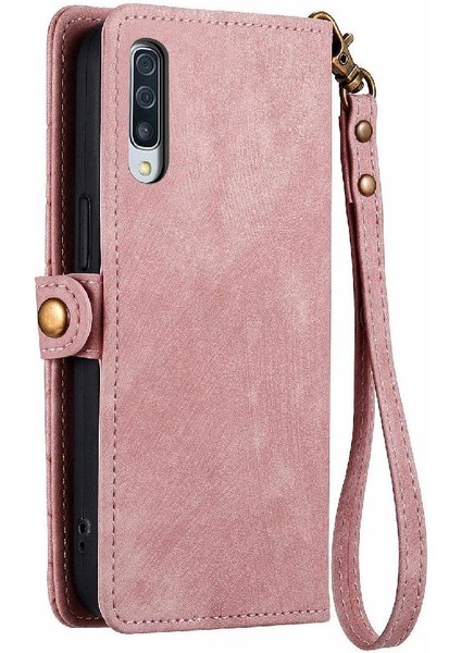Samsung Galaxy A30S Basit Iş Deri Çanta Cüzdan Için Flip Case (Yurt Dışından) fırsatları
