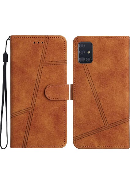 Samsung Galaxy A71 4g Kart Yuvaları Için Flip Case Tutucu Manyetik Kapak Folio (Yurt Dışından)