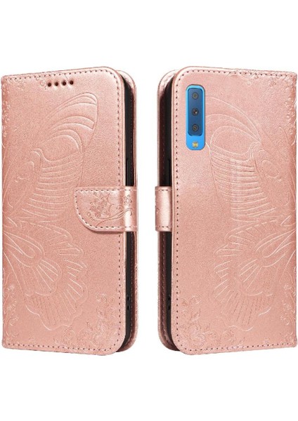 Samsung Galaxy A7 2018 Ayrılabilir El Kayışı Yüksek Kalite Için Flip Case (Yurt Dışından)