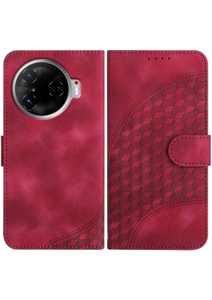 Tecno Camon 30 Pro Flip Iş Pu Deri Flip Kapak Kartı Için Flip Case (Yurt Dışından)