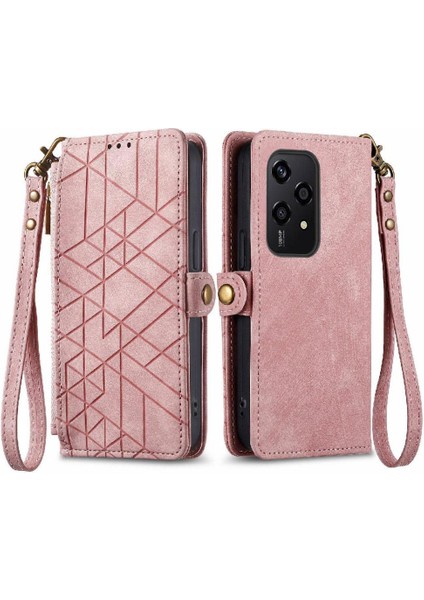 Honor 200 Lite Için Flip Case Darbeye Kapak Kılıf Cüzdan (Yurt Dışından)