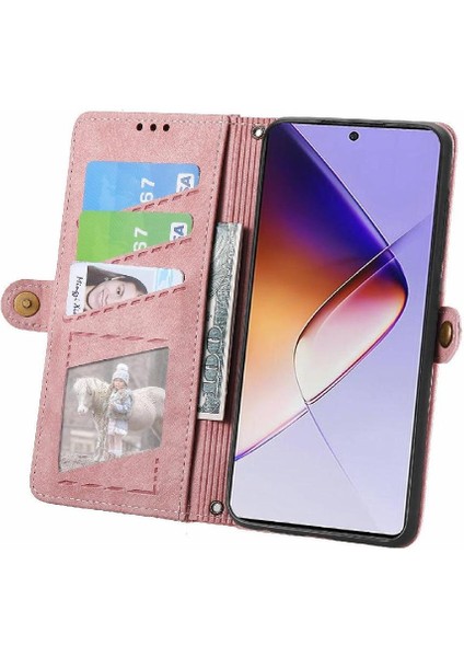 Infinix Not 40 Cüzdan Için Flip Case Basit Iş Kapak Kapak Darbeye (Yurt Dışından)