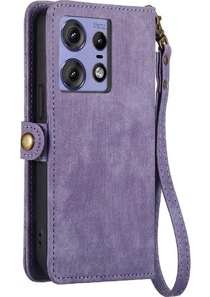 Motorola Kenar 50 Pro Için Flip Case Kapak Cüzdan Darbeye Basit (Yurt Dışından) fırsatları