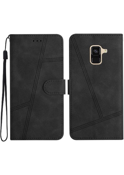 Samsung Galaxy A5 2018 Için Flip Case Cüzdan Pu Deri Flip Folio Tam (Yurt Dışından)