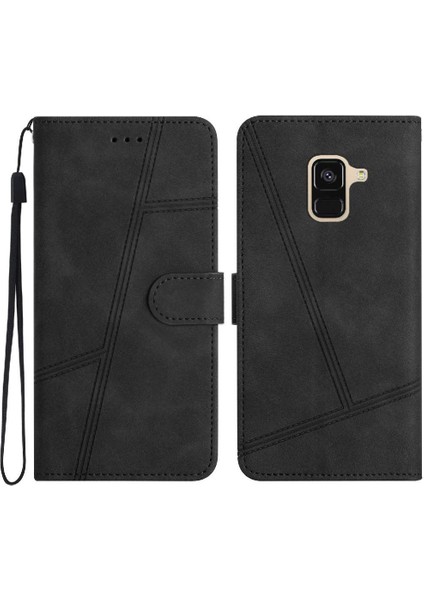 Samsung Galaxy A8 Artı 2018 Tam Koruma Için Flip Case Cüzdan Pu Bilek (Yurt Dışından)