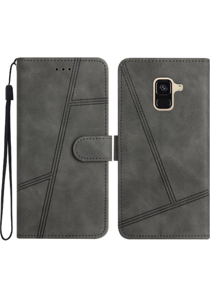 Samsung Galaxy A6 Için Flip Case 2018 Flip Folio Kart Yuvaları Tutucu Manyetik (Yurt Dışından)