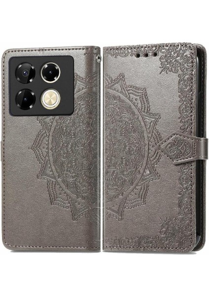 Infinix Not 40 Pro 4g Zarif Desen Basit Iş Için Flip Case (Yurt Dışından)