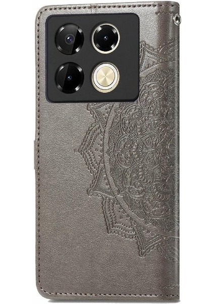 Infinix Not 40 Pro 4g Zarif Desen Basit Iş Için Flip Case (Yurt Dışından)