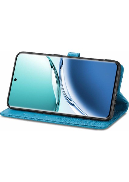 SZY Mall Oppo A3 Pro Için Flip Case Basit Iş Darbeye Kapak Kapak Deri (Yurt Dışından)