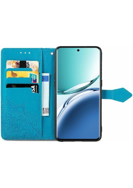 SZY Mall Oppo A3 Pro Için Flip Case Basit Iş Darbeye Kapak Kapak Deri (Yurt Dışından)