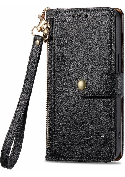 Huawei Pura 70 Pro Için Flip Case Darbeye Aşk Cüzdan Fermuar Deri (Yurt Dışından)