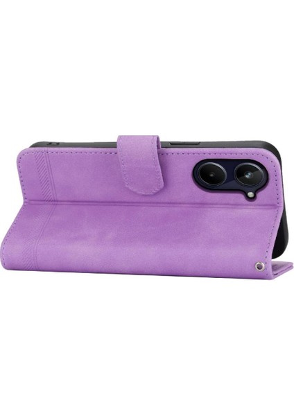 Realme 10 Pro 5g Manyetik Kapatma Bileklik Premium Kart Için Flip Case (Yurt Dışından)