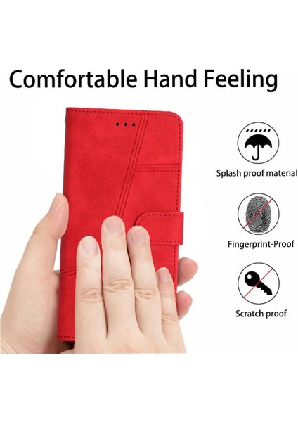 IPhone 12 Için Flip Case Pro Max Bilek Kayışı Flip Folio Tam Koruma Pu (Yurt Dışından)